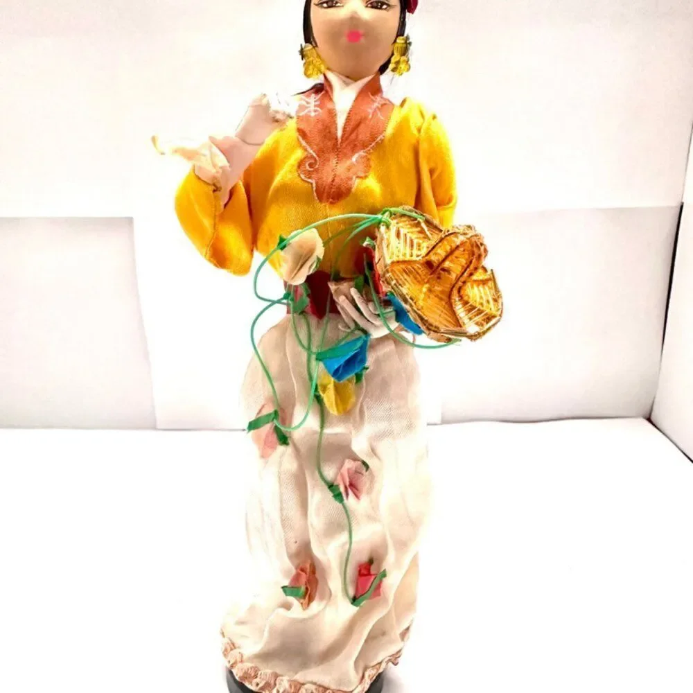 Traditional Asian Doll. Vintage